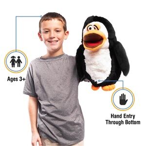 Silly Puppets Hand PENGUIN 17”